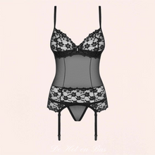 Charger l'image dans la galerie, Vente de lingerie en dentelle pour femme. Guêpière chic et érotique disponible en ligne sur notre site De Hot en Bas .com