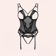 Charger l'image dans la galerie, La guêpière n'est pas vendu avec les bas. Vous pourrez donc choisir une paire de bas sur notre site en ligne dans la rubrique collants et bas pour femme.