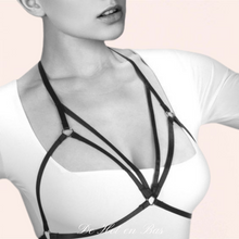 Charger l'image dans la galerie, Vente harnais élastique de haute qualité pour femme disponible sur notre loveshop en ligne.