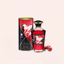 Charger l'image dans la galerie, Huile de massage chauffante aphrodisiaque de haute qualité au goût de la cerise ardente.