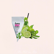 Charger l'image dans la galerie, Huile de massage dans un berlingot pour l'emmener partout facilement avec vous au savoureux parfum et goût Mojito