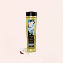 Charger l'image dans la galerie, Huile de massage non grasse érotique parfum frissons de coco de la marque Shunga.