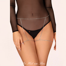 Charger l'image dans la galerie, Brillant et très sexy pour ce porte-jarretelles de la collection Obsessive à petit prix.