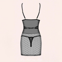 Charger l'image dans la galerie, Venez découvrir notre nuisette avec le string assorti de la collection Bowessa disponible sur notre site en ligne dehotenbas.com