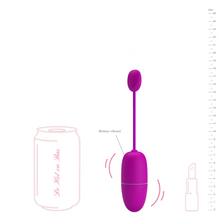 Charger l'image dans la galerie, La taille de ce jouet pour adulte : oeuf vibrant Nymph en silicone doux est de taille parfaite pour votre premier oeuf vibrant.