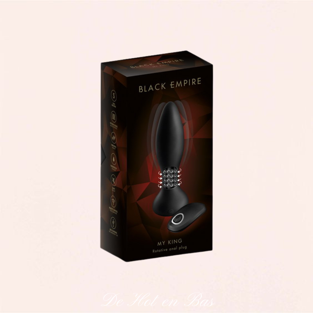 Plug anal rotatives My King Black Empire Sextoys plug anal pour femme De Hot en Bas Plug anal rotatives My King Black Empire Sextoys plug anal pour femme De Hot en Bas