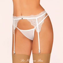 Charger l'image dans la galerie, Magnifique dentelle blanche fine transparente qui souligne parfaitement vos hanches.