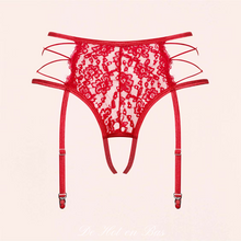 Charger l'image dans la galerie, Large choix de porte-jarretelles de couleur rouge pour femme disponible sur notre site en ligne à petit prix.