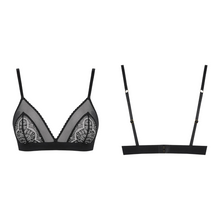 Charger l'image dans la galerie, Soutien-gorge triangle noir - Accroche Coeur