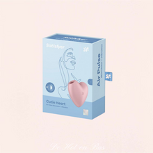 Charger l'image dans la galerie, Le jouet intimes chic et mignon en forme de coeur rose est envoyé dans un joli coffret en carton de la marque Satisfyer.