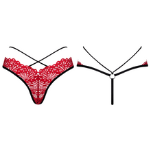 Charger l'image dans la galerie, String rouge et noir - Mettia