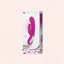 Charger l'image dans la galerie, Un joli coffret noir de la marque Pretty Love sert à emballer votre vibromasseur Pretty Love.