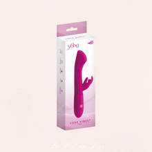 Charger l'image dans la galerie, Le coffret de ce vibromasseur rabbit en silicone rose possède une tête large plate pour une stimulation de votre point G.