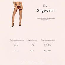 Charger l'image dans la galerie, Les bas résistant non autoportants sont disponibles en deux tailles différentes.