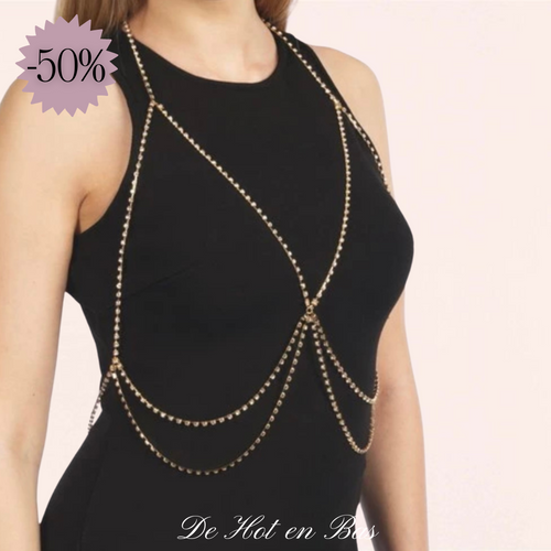 Vente bijoux corporelle de la collection Jode de couleur doré pour femme, disponible à petit prix sur notre loveshop en ligne De Hot en Bas.