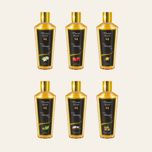 Charger l'image dans la galerie, Découvrez tous les différents parfums de l'huile de massage sèche de la marque Plaisir Secret en format voyage.
