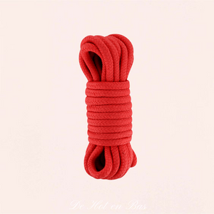 Découvrez toute la collection Shibari de corde de bondage en coton tout doux pour couples.
