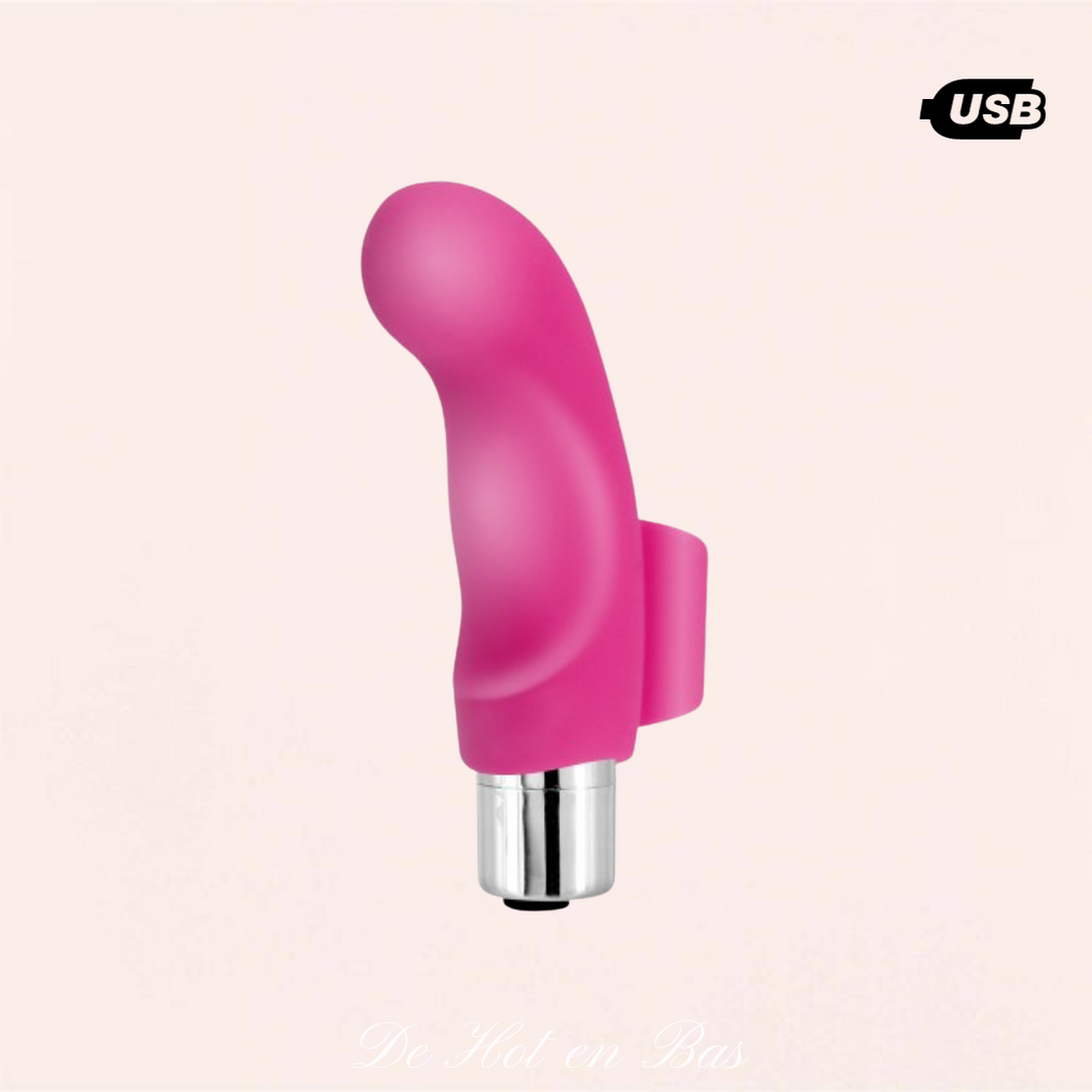 Stimulateur Finger Ecstasy de couleur rose de la marque Yoba à petit prix.