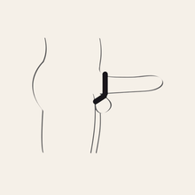 Charger l'image dans la galerie, Le double cockring en silicone de la marque Glamy noir ou rose peut être porter pendant vos moments intimes pour plus de plaisir avec votre partenaire.
