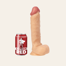 Charger l'image dans la galerie, Gode réaliste de couleur beige de la marque Captain Red pour homme et femme.
