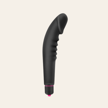 Charger l'image dans la galerie, Wee Wee est un mini vibromasseur noir et rose pour premier sextoy.
