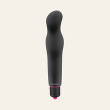Charger l'image dans la galerie, Petit et très puissant ce mini vibromasseur Love Stick de couleur noir et rose.
