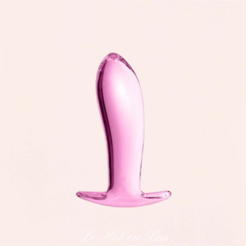Ce plug rose en verre de la marque Glossy est parfait pour vous donner du plaisir anal.