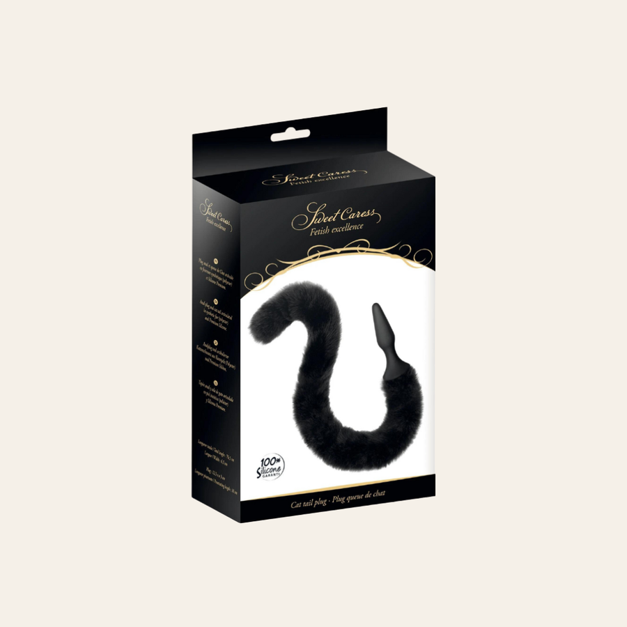 La taille et la forme de ce plug noir sont adaptés pour ceux qui souhaitent s'initier à ce plaisir interdit.