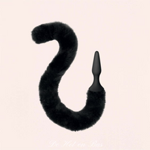 Charger l&#39;image dans la galerie, Achat plug anal non vibrant fabriqué en silicone noir de haute qualité pour femme et homme de la marque Sweet Caress.
