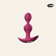 Charger l'image dans la galerie, Vente plug vibrant en silicone liquide pour homme et femme.
