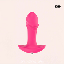 Charger l&#39;image dans la galerie, Plug vibrant Gland de couleur rose pour femme de la marque My First pour une initiation du plaisir anal.
