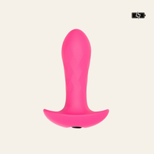 Charger l'image dans la galerie, Plug anal vibrant à pile parfaitement lisse pour un plaisir anal total.
