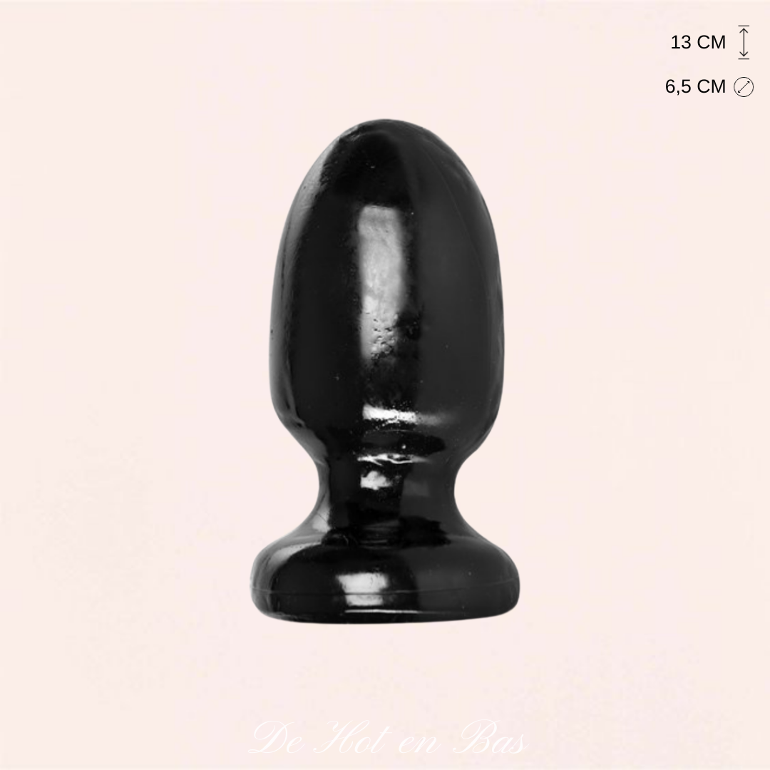 Plug anal xxl large en PVC noir - Magnum 04 De Hot en Bas Plug anal xxl large en PVC noir - Magnum 04 De Hot en Bas