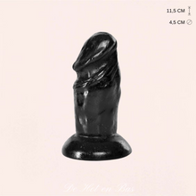 Charger l&#39;image dans la galerie, Vente plug large de couleur noir avec pénis réaliste à petit prix.
