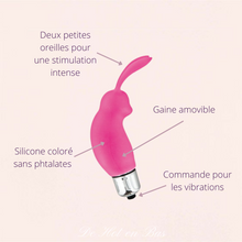 Charger l&#39;image dans la galerie, Un petit sextoy coquin et mignon, ce mini rabbit bullet coloré est un petit jouet érotique pour adulte à petit prix.
