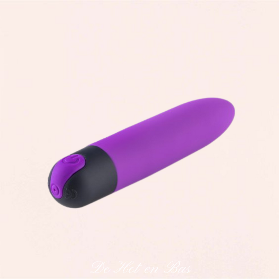Le Power Bullet de couleur violet est chic et élégant pour vos moments de stimulation.