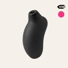 Charger l'image dans la galerie, Stimulateur sonique de luxe, le jouet intime Sona noir de la marque Lelo.
