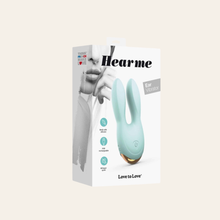 Charger l'image dans la galerie, Votre jouet intime vibromasseur / stimulateur vibrant en silicone doux Hear Me est envoyé dans un joli coffret de la marque Love To Love.
