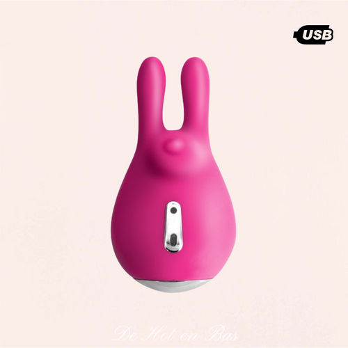 Stimulateur vibrant rose Bunny Vibe de la marque Yoba pour vos moments coquins.
