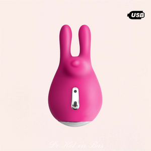 Stimulateur vibrant rose Bunny Vibe de la marque Yoba pour vos moments coquins.