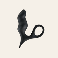 Charger l'image dans la galerie, Vente stimulateur de prostate intense en silicone noir sans phtalate de haute qualité à petit prix pour un grand plaisir.

