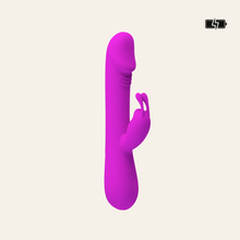 Charger l'image dans la galerie, Notre vibromasseur de la collection Clément dispose d'un ergot rabbit avec deux petites oreilles fines et souples pour une stimulation intense de votre clitoris.
