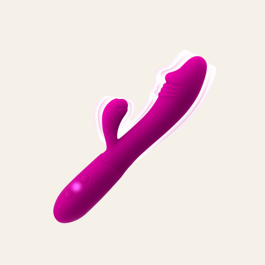 Branchement par USB du sextoy Becca rose de la marque Yoba.