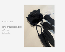 Charger l&#39;image dans la galerie, Bas jarretelles noir Anna de la marque Obsessive, en vente sur notre site en ligne De Hot en Bas en taille unique pour femme.
