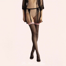Charger l&#39;image dans la galerie, Achat bas voile noir 20 deniers pour femme de haute qualité pour vos tenues coquines disponibles sur notre site en ligne www.dehotenbas.com

