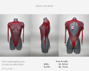 Body Jeanne de la marque Obsessive pour vos soirées coquines avec votre conjoint. Disponible en taille S/M/L et XL/XXL.
