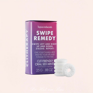 Les bonbons Swipe Remedy sont des bonbons parfum menthe pour passer des préliminaires très intenses avec votre partenaire.