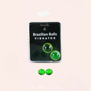 Pack de 2 Brazilian Balls de la marque Secret Play pour vos moments intimes avec votre partenaire.