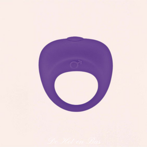 Le cockring de la marque Glamy de couleur violet est réutilisable pour un maximum de plaisir.