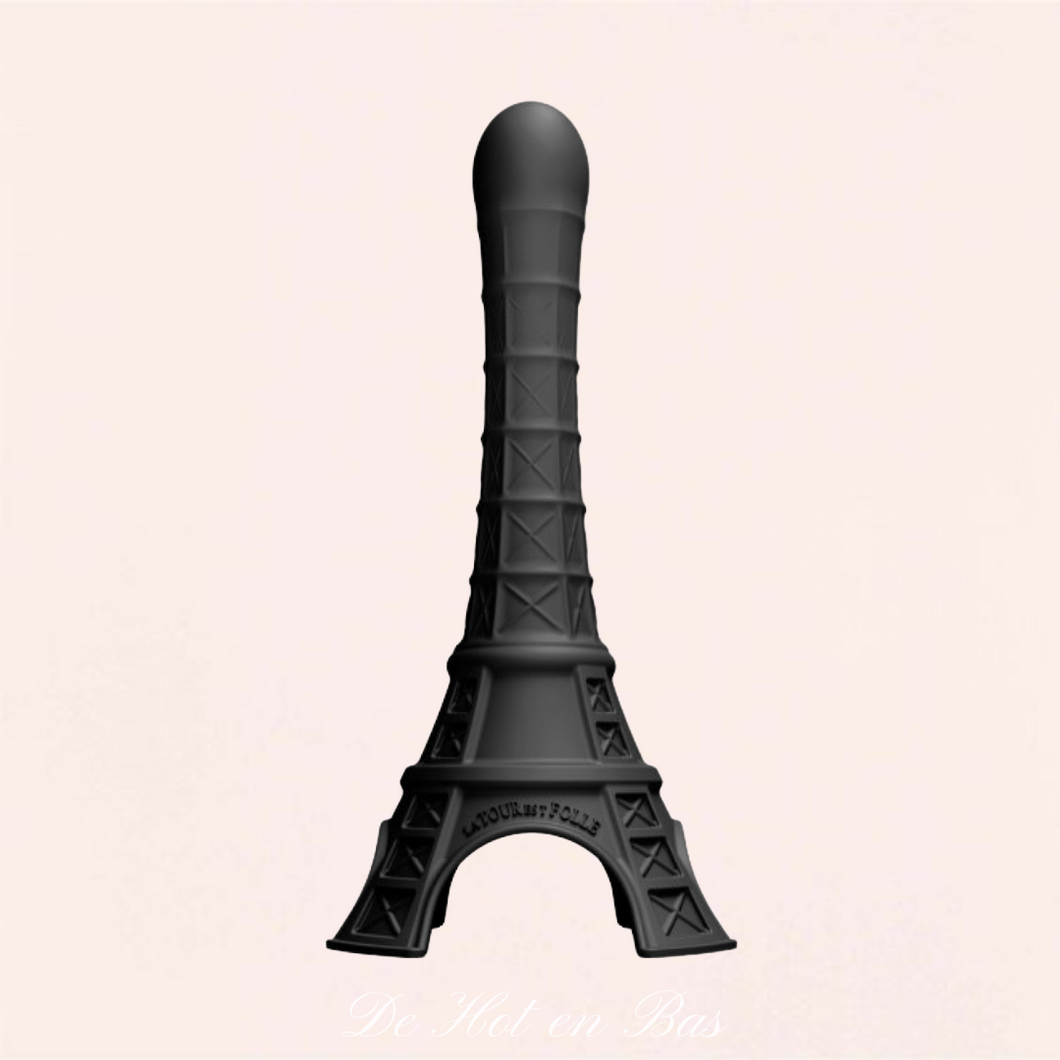 Amusez-vous avec le gode noir de la collection La tour est folle à petit prix, disponible sur notre site à petit prix.
